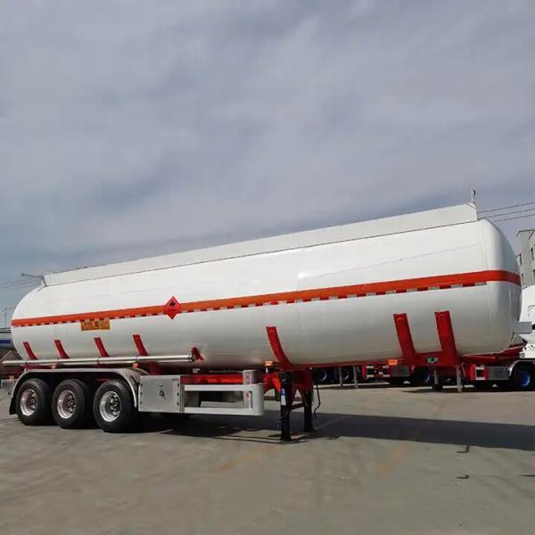 3 eixos 42000 45000 litros Alumínio Carbono Aço Tanker de óleo Tanque de combustível Semi-remolque Tanker de óleo Truck trailer