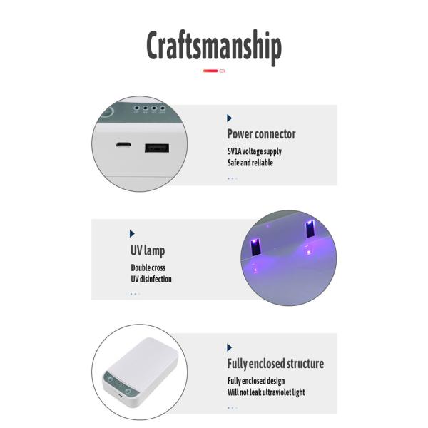 Ultraviolet Mobile Phone Disinfection Box Usb Charging Wireless Charging