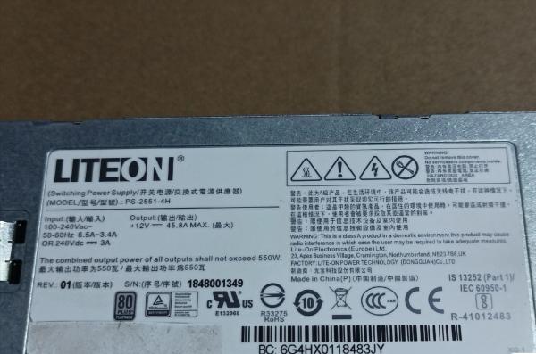 LITEON PS-2551-4H Switching Power Supply AC Power Module