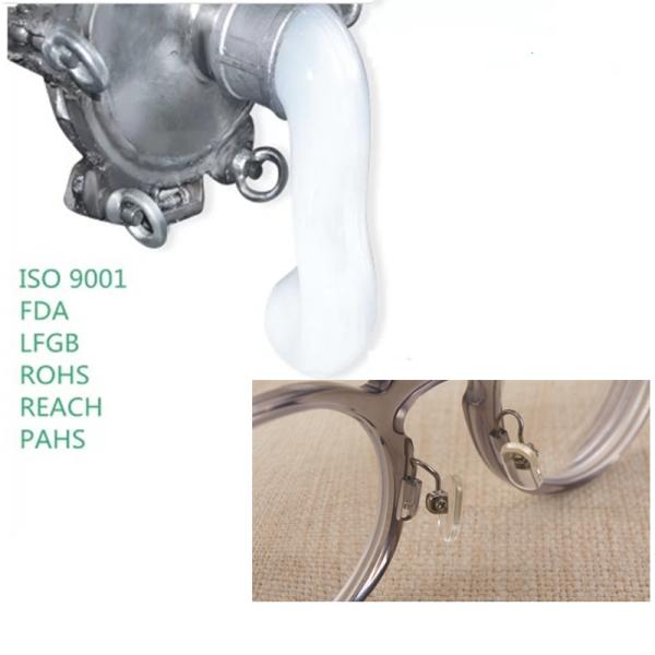 50 Shore A Transparent LSR Silicone Rubber for Glass Nose Pads