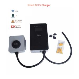 RFID Wifi 4G Ethernet Smart Wallbox EV Charger 32A SAE J1772