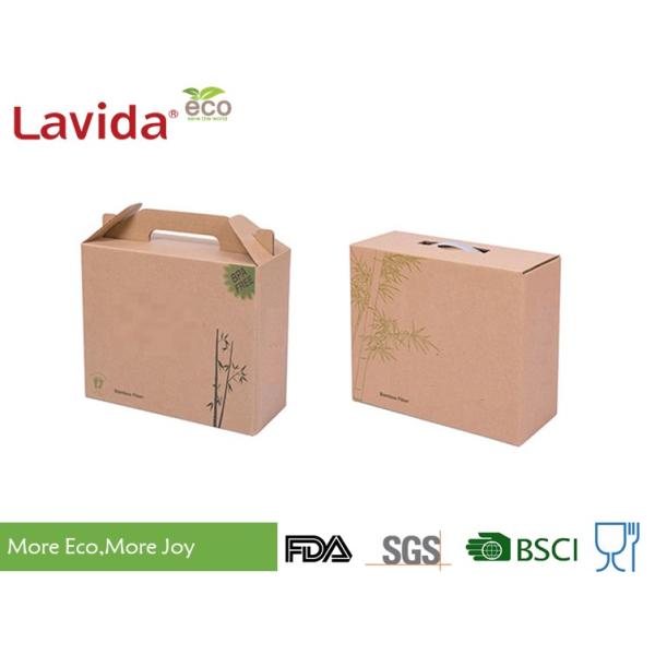 Reusable Bamboo Childrens Dinner Set Durable Non - Fragile Formaldehyde Free