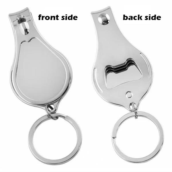Coupe-ongles à sublimation personnalisée avec insertion métallique pour l'impression de photos par sublimation