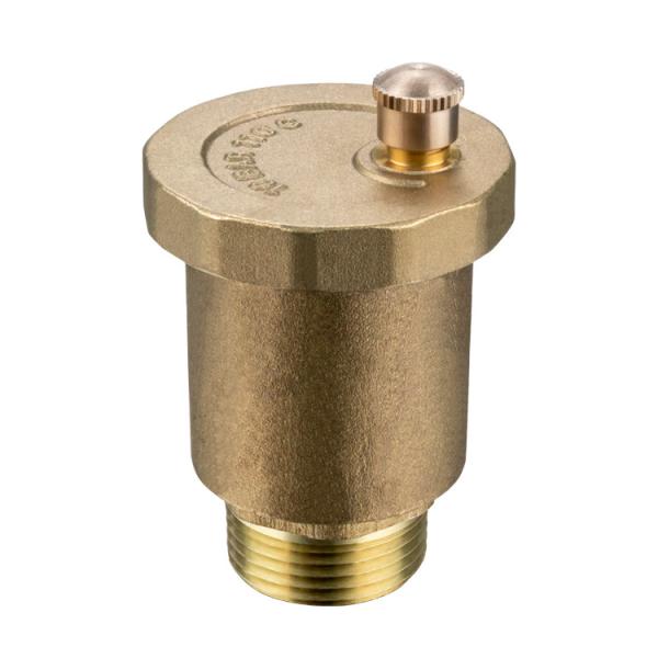 Natural Brass 1/2 3/4 1 Brass Automatic Air Vent Valve For Heating System