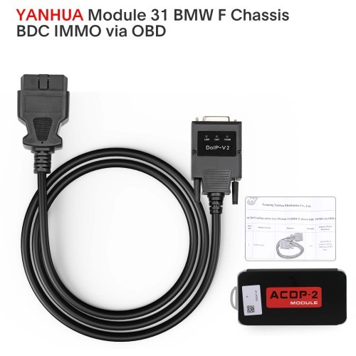 Yanhua Mini ACDP ACDP-2 Module31 с лицензией A501 для F-шасси программирования ключа BDC и перезагрузки пробега через OBD