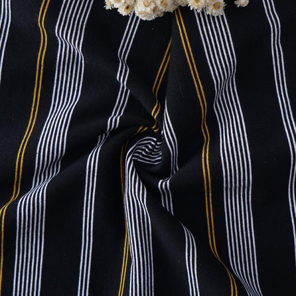 Tissu tricoté à rayures pour T-shirt