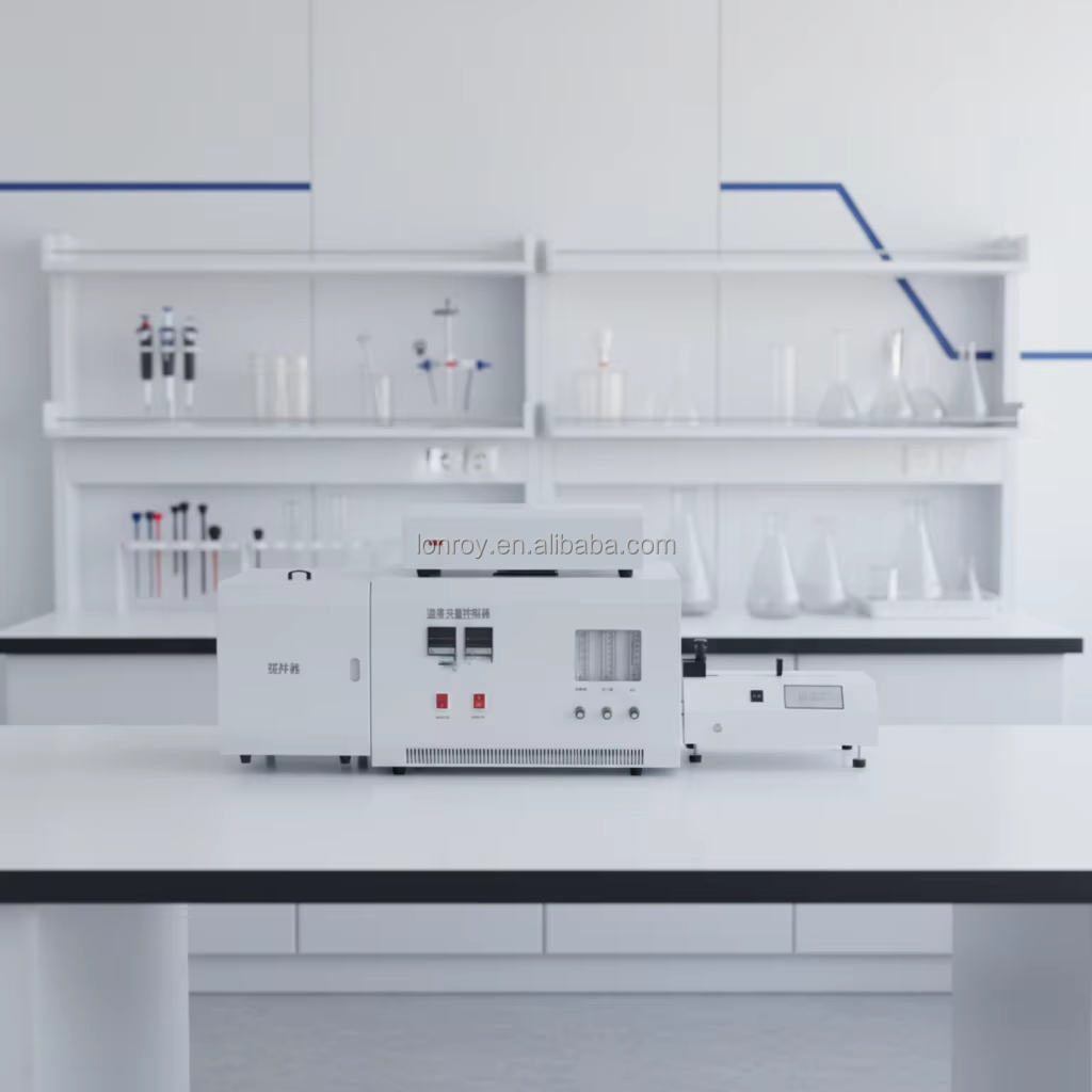 Micro-coulometric Sulfur Content Analyzer Computer Controlled Microcoulomb Titration Tester Petrochemicals Sulfur Content Tester