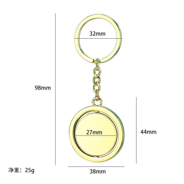 Fashion Vintage Metal Carabiner Keychain Custom 2D 3D Logo Engraving Lightweight Zinc Alloy Saudi Arabia Travel Souvenir
