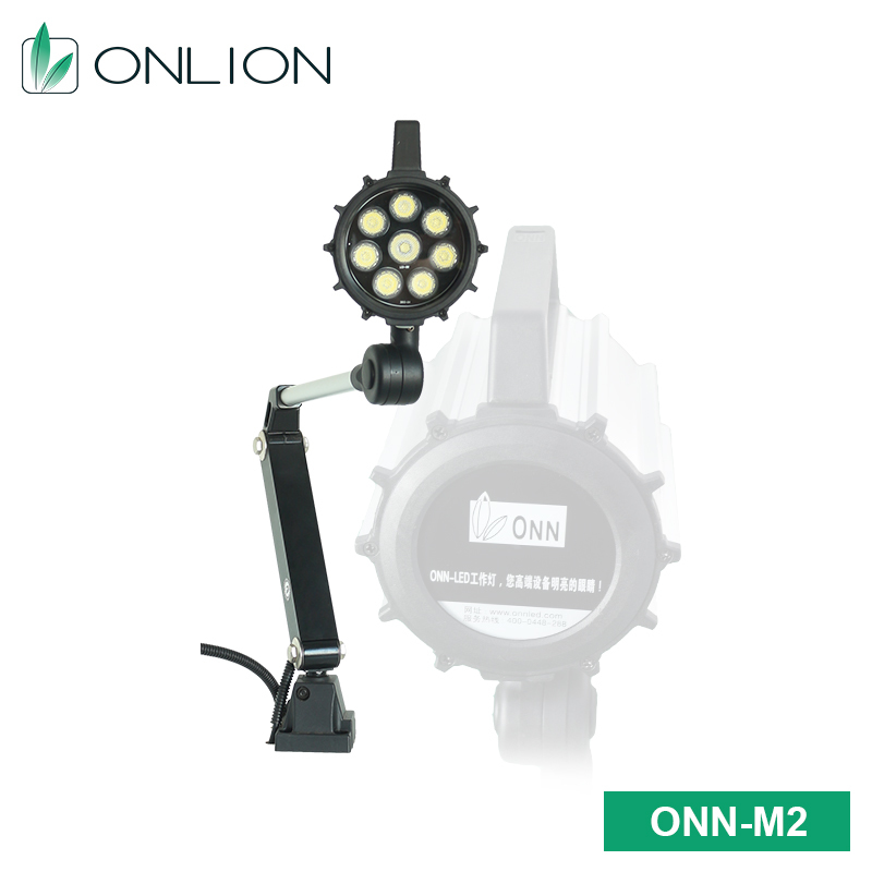 ONN-M2 24V/220V Flexible Arm Work Lights IP65 Long Arm LED Machine Spot Light Oil Proof