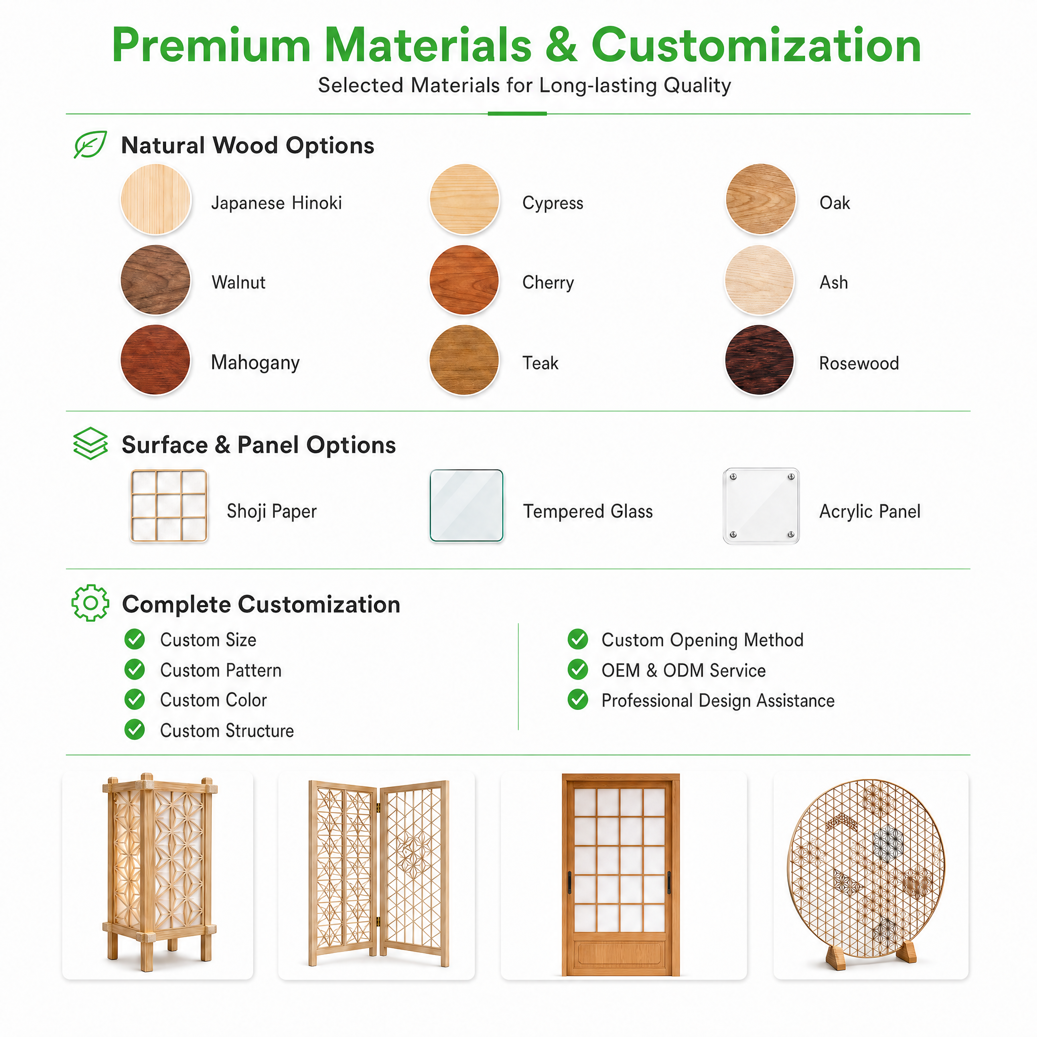Japanese Traditional Aesthetics Woodworking Technique of Joining Wood Pieces Together Kumiko Wooden Dividers Partition Screens