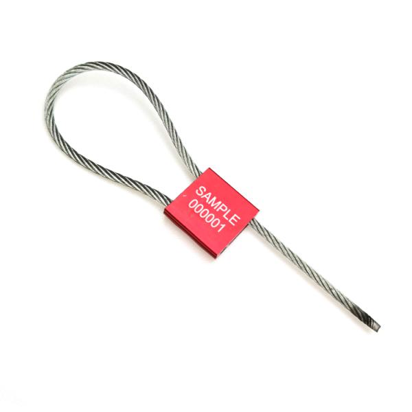 US-CC351 High Security Cable Seals Aluminium Alloy 3.5mm For Trucks