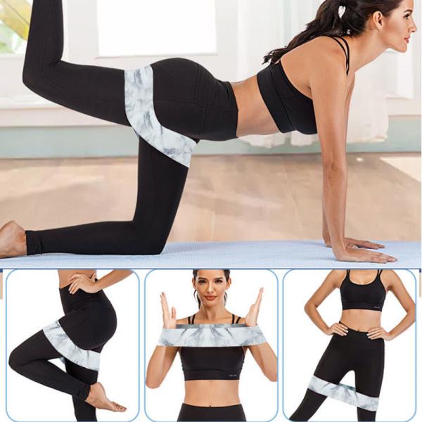 Fitness Crossfit Exercise Elastic Resistance Exercise Bands Set  For Strength Training Workout Sport