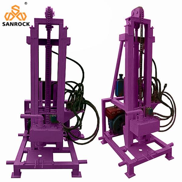 75-300mm Drilling Diameter Hydraulic Water Well Drilling Rig for Small Water Drilling Equipment