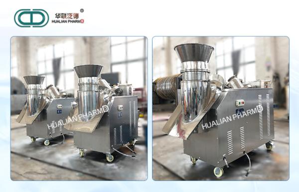 Sieve Squeezes Wet Revolving Granulator / Banlangen Granules Rotary Pelletizer