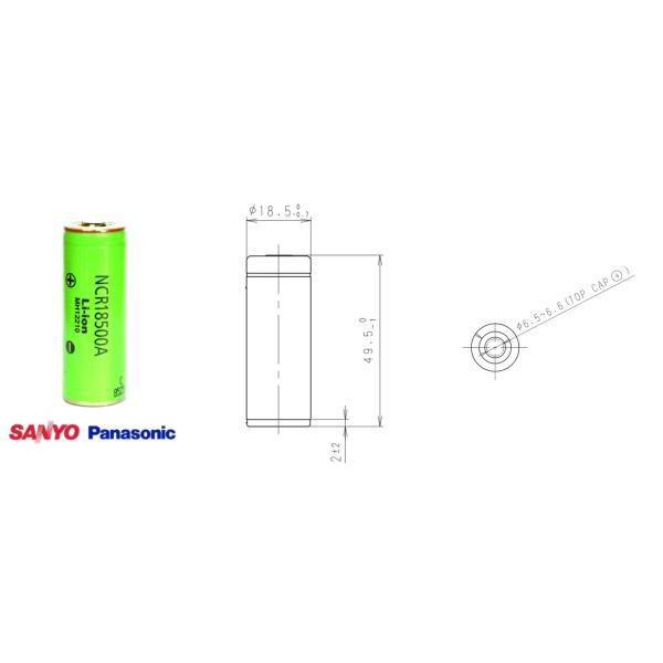 стандарт КБ ИЭК блока батарей НКР18500А иона 2040мАх 3.7В перезаряжаемые Ли
