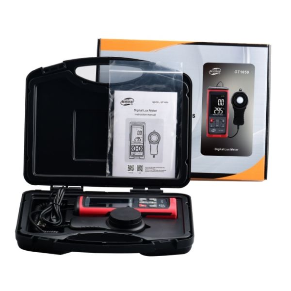 GT1050 Digital Illuminance Meter Split Type 0~200000lx Range ±3% Error