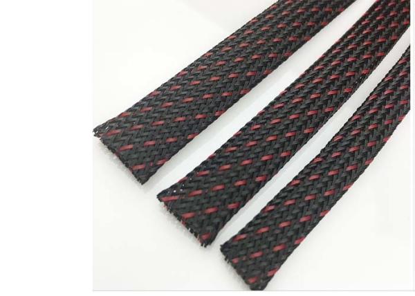 Sleeving trançado bonde complacente do UL de ROHS para a tampa automotivo do cabo de fio
