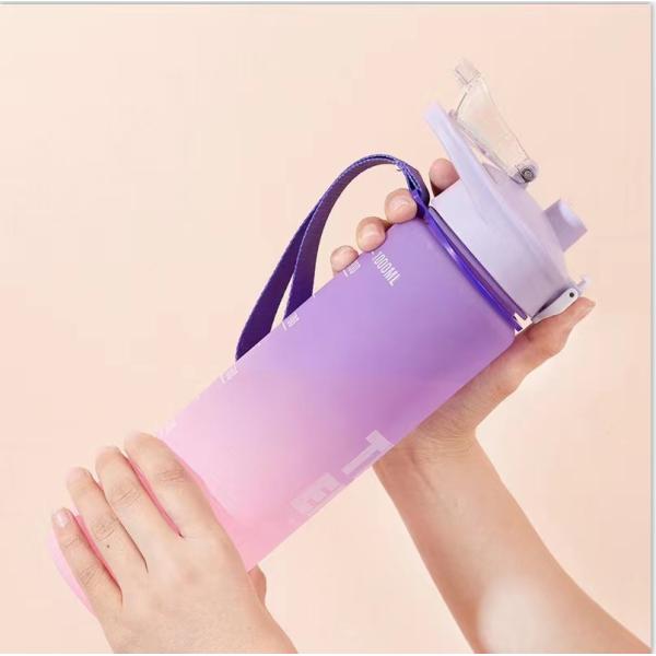 Upgrade Your Gym Gear with Our 1L Plastic Sports Water Bottle Leak Proof and Durable