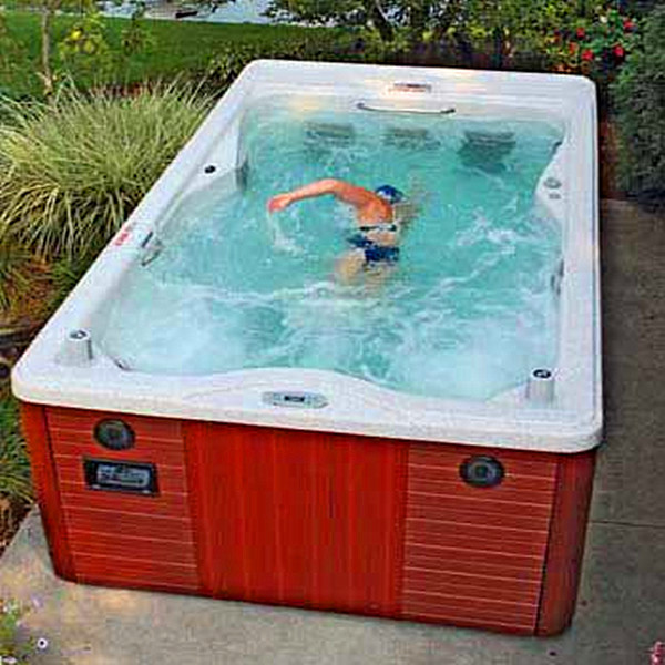 European design outdoor swim whirlpool massage bathtub SW-35A 3500*2250*1070mm