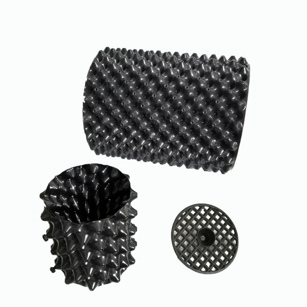 HDPE material black plastic root control pots for weeping willow