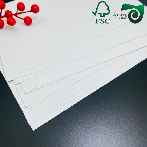 Cartón FBB estucado a una cara de 250 g/m² y 300 g/m², 700 mm x 1000 mm, ideal para embalaje de cosméticos, FSC