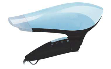 OEM Plastic Hair Dryer For Foldable Hair Drying In Colorful Hotel/Travel
