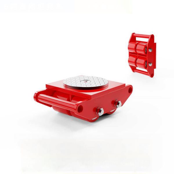 3500 W Heavy Duty Transportation Dolly with 360 Degree Rotation for Industrial Material Moving Trolley