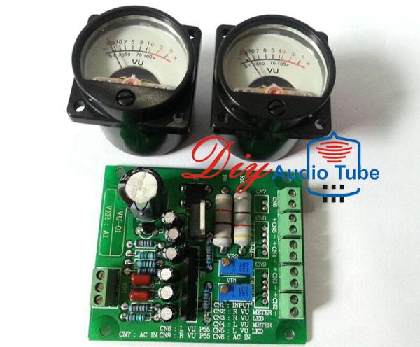 SO-39 500VU Analog VU Meter , Vintage Amp Parts Stereo Driver PCB Board For HIFI DIY