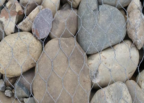 Hot Dip Galvanized PVC Coated Gabion Wire Mesh For Rock Walls