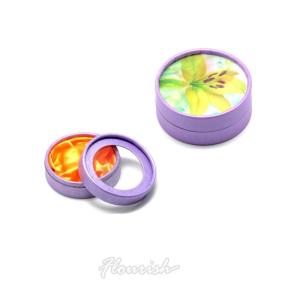 Cardboard Round Jewelry Box Paper Ring Packaging Box For Small Retailers