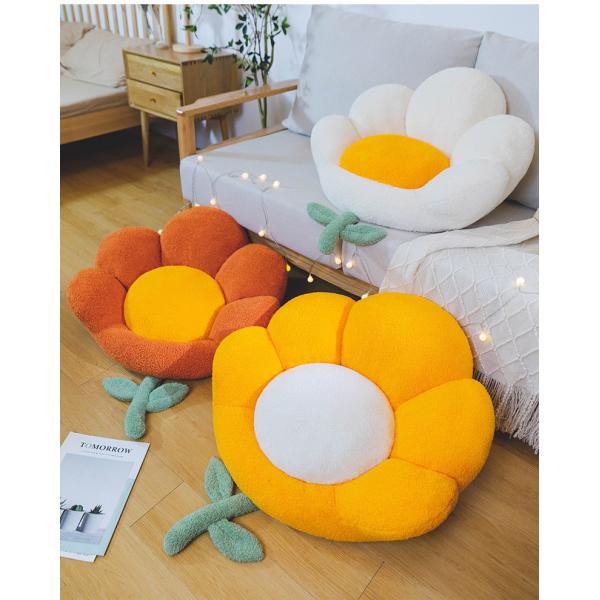 Pressure Relief Seat Cushion Pillow made of PP Cotton Knitted Material Cute Flower