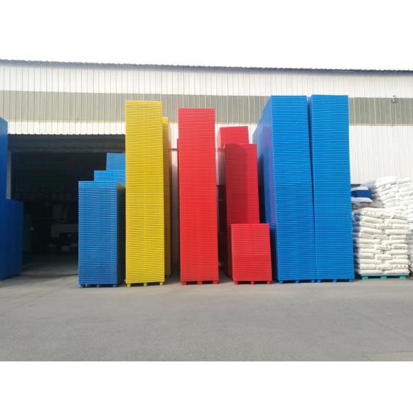 Голубые/белые облегченные пластиковые паллеты для П1111 перехода 1100 * 1100 товаров (н)