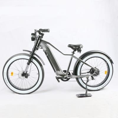 Integrated Battery Beach Cruiser Electric Bike 26 Inch 48V 750W MTB Ebike For Adult