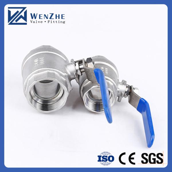 Female Threaded SS304 DN25 Standard Stainless Steel Pipe Fitting Manual Control Ball Valve