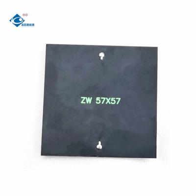 ZW-5757-PET PET Laminated Poly Small Size Solar Panel 0.37W Thin Film Semi-flexible Solar Panel 3.5Volt