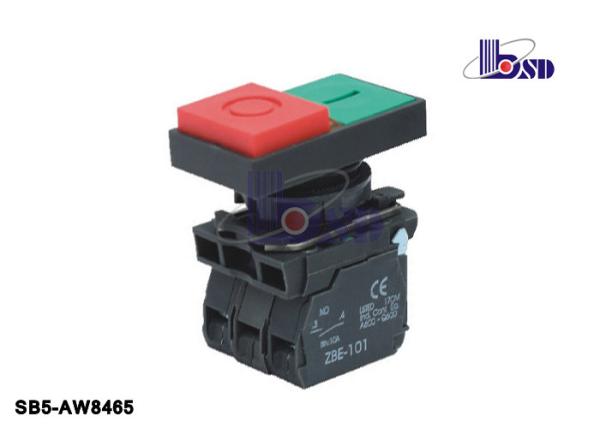 Two Head Push Button Switch SB5 Series Pilot Light With Led Lamp 220v