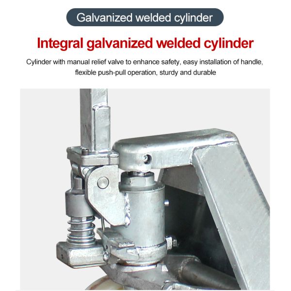 SINOLIFT Load 2500kg Maximum outer width 520mm NPG Hand Galvanized Pallet Truck