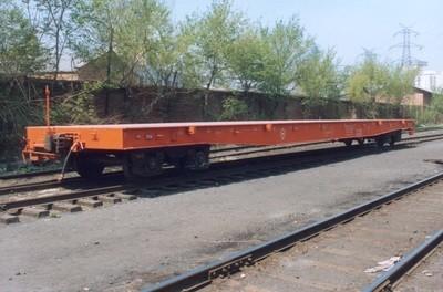 Easy Maneuverability Reinforced Rail Track Trolley For Heavy Industrial Loads Standard Track Gauge 1435 Mm