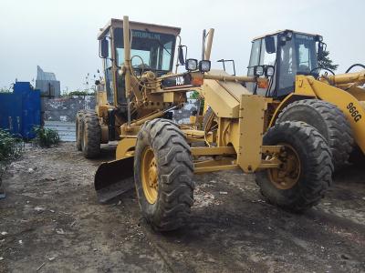 Original Color Cat Road Grader 140H , Old  Graders CAT 3306 Engine 185hp