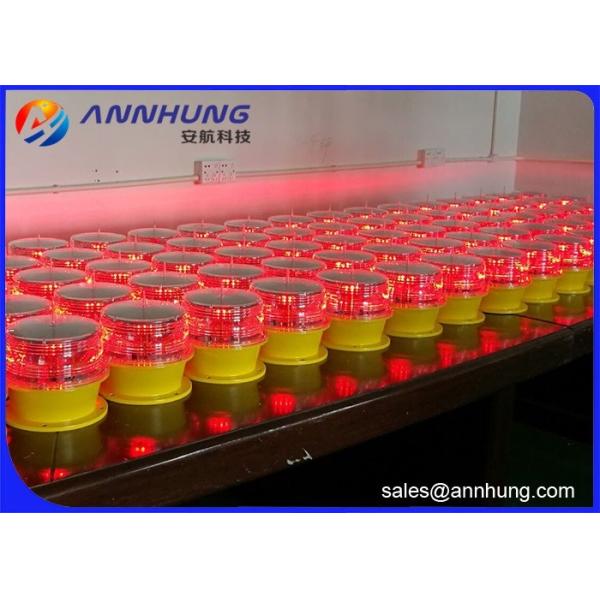 Red  LED Aviation Obstruction Light  With GSM Monitoring Function For Tower
