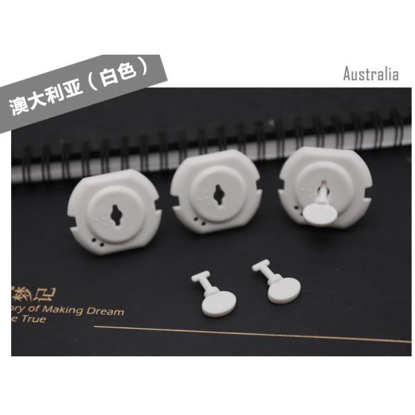 Australia Child Safety Outlet Covers , Plastic Outlet Safety Covers