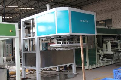 equipamento automatizado 2400Pcs/H Rciprocatiing da bandeja do ovo que forma a secagem no molde