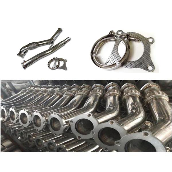 1.5mm Downpipes гольфа VW 3,0 дюймов