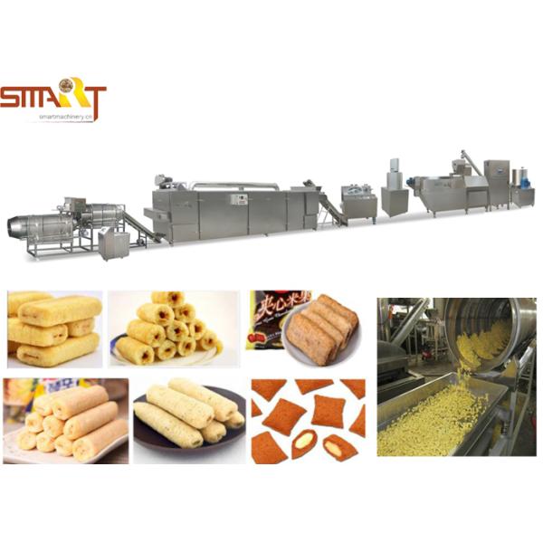 Puff Corn Snack Food Extruder Machine , Extrusion Snacks Food Machinery