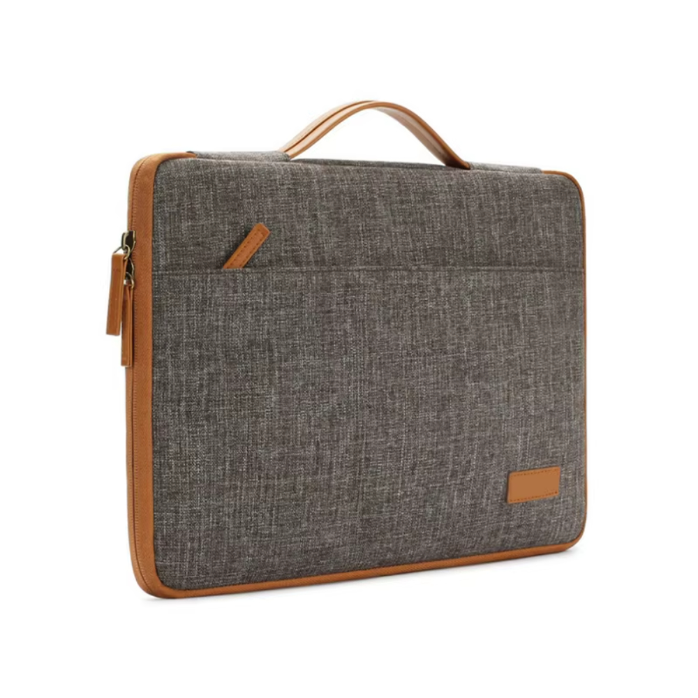 For Laudtec Custom Logo Dnb74 Briefcase Polyester Laptop Messenger Bag with Shockproof Notebook Pocket for Business and Office Wholesale OEM/ODM/Private Label