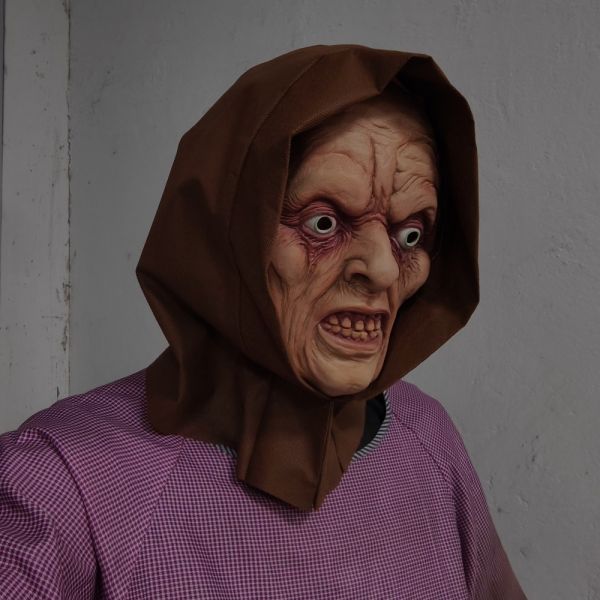 Breathable and Comfortable Latex Creepy Mask One Size Fit Most for Spooky Entertainment