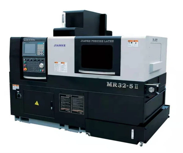 JIANKE MR32-5Ⅱ 5 Axis Double Spindle Swiss CNC Lathe with 32 mm Max Processing Diameter