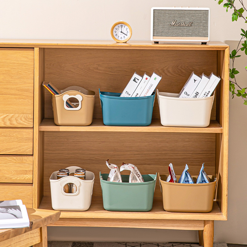 Desktop Bathroom Storage Basket Sundries Basket Multi-specification Storage Sundries Organizer Box Office Storage Box Plastic