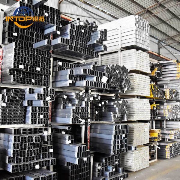 Powder Coating Black Low Gloss 10 Years Warranty Window Aluminium Profile