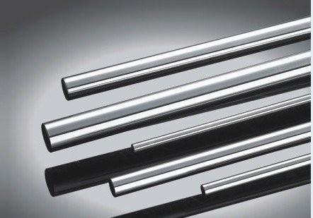Round Customized Steel Tie Rod , Hard Chrome Plated Metal Rod CK45, ST52